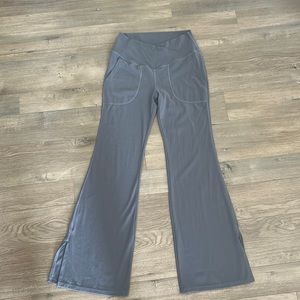Gray Halara flare pants